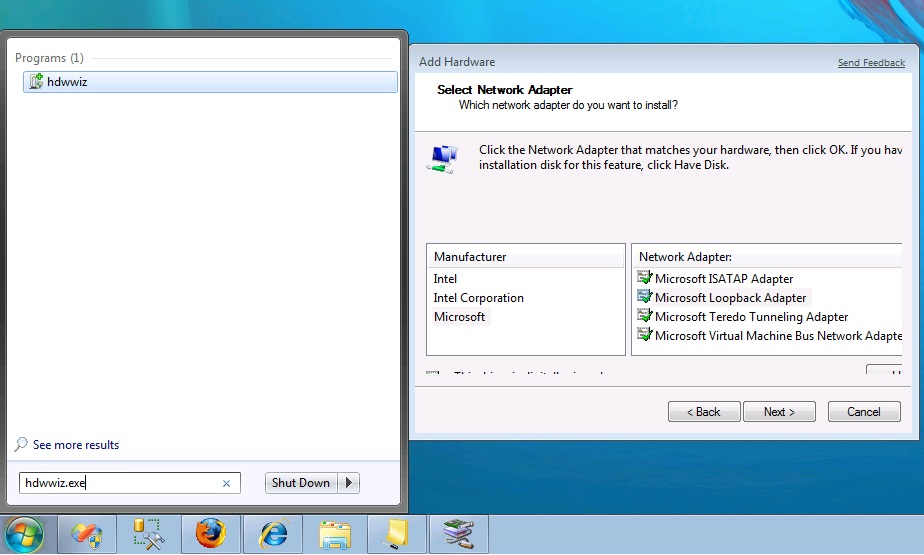 How To Install Microsoft Loopback Adapter Vista